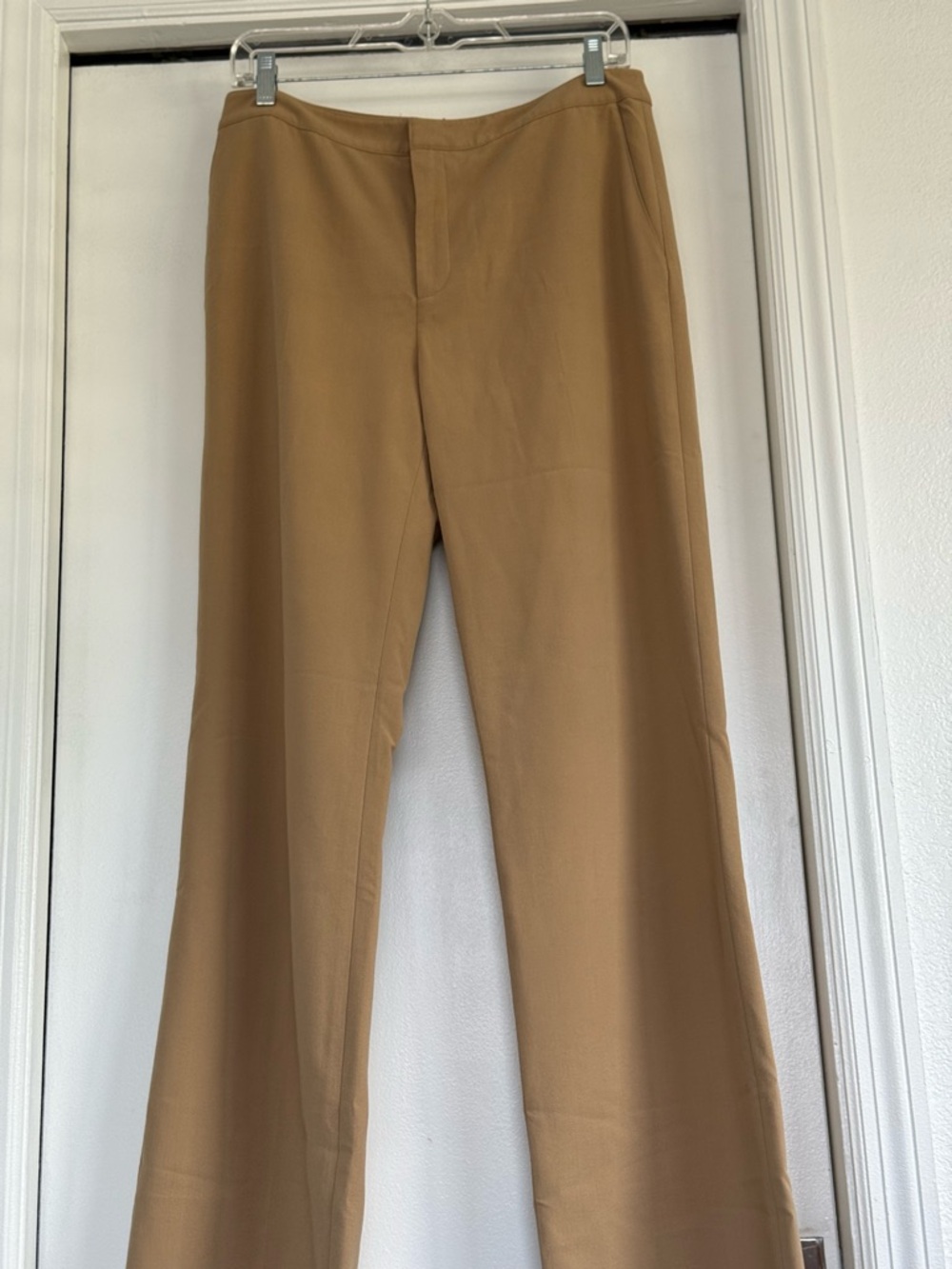 Boston Proper Camel-Tan Boot Cut Pants